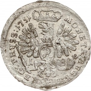 Germany Prussia 18 Groscher 1751 S//E
