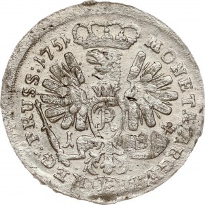 Germany Prussia 18 Groscher 1751 S//E