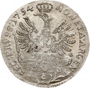 Niemcy Prusy 18 Groscher 1754 E