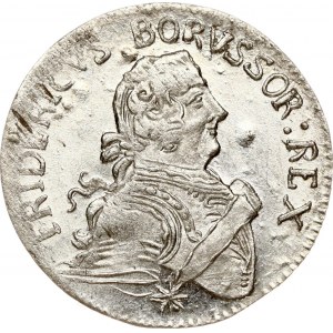 Germany Prussia 6 Groscher 1754 E