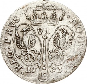 Germany Prussia 6 Groscher 1755? E