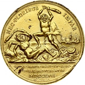 Pruská medaila Bitka pri Rossbachu 1757