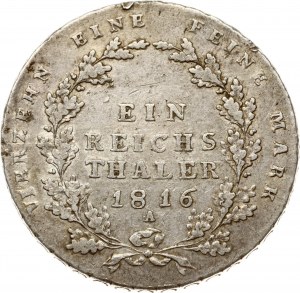 Germany Prussia Taler 1816 A