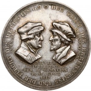 Médaille de la Prusse 1817 Réforme