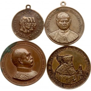 Germany Medal 1839-1888 Commemorative issue Lot of 4 pcs