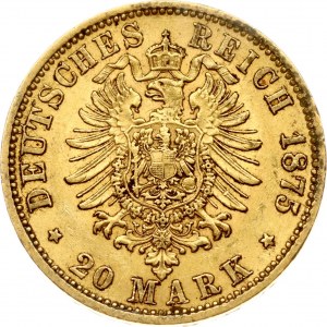 Prussia 20 Mark 1875 A
