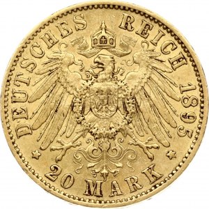 Prussia 20 Mark 1895 A