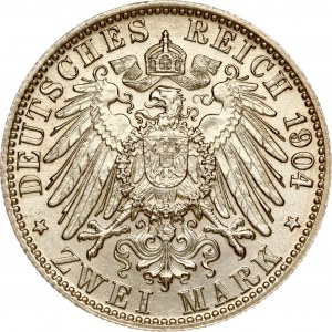 Allemagne Bremen 2 Mark 1904 J