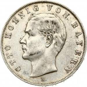 Bavaria 3 Mark 1909 D