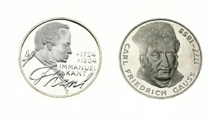 Republika Federalna 5 Mark 1974 D i 1977 J Partia 2 monet