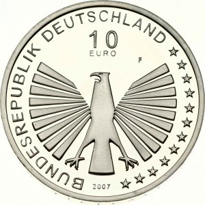Německo 10 Euro 2007 Římské smlouvy 50 let