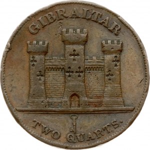 Gibraltar 2 Quarts 1842/1