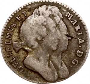 Wielka Brytania 3 pensy 1694