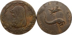 Grande Bretagne Token 1/2 Penny 1788 & 1794 Lot de 2 pièces