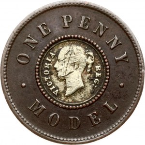 Great Britain One Penny ND (1837-1850) Model