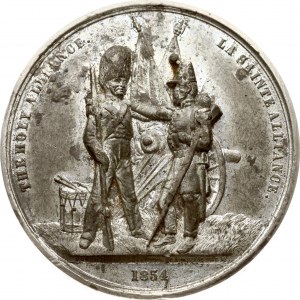 Großbritannien Medaille Die Heilige Allianz 1854