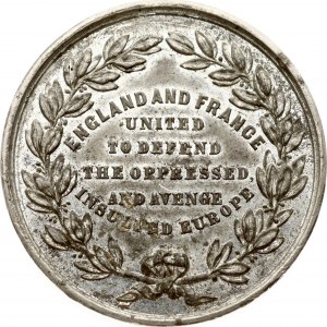 Großbritannien Medaille Die Heilige Allianz 1854