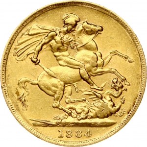 Great Britain Sovereign 1884