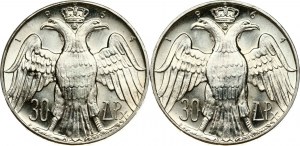 Grecja 30 Drachmai 1964 Królewskie Małżeństwo Partia 2 monet