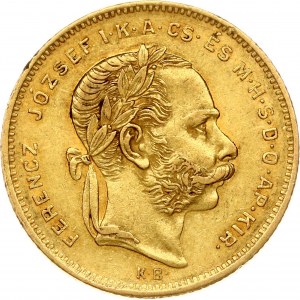 Maďarsko 20 franků / 8 forintů 1871 KB
