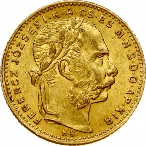 Ungarn 20 Francs / 8 Forint 1883 KB