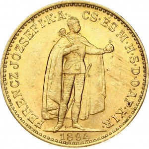 Maďarsko 20 Korona 1894 KB
