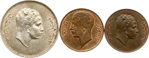 Iraq 1 - 50 Fils 1938-1955 Lot of 3 coins