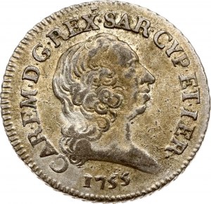 Italy Savoy 7.6 Soldi 1755