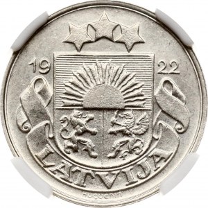 Latvia 20 Santimu 1922NGC MS 62