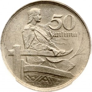 Latvia 50 Santimu 1922 PCGS MS 64