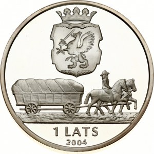 Łotwa 1 Lats 2004 Vidzeme