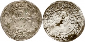 Litauen Polgrosz ND (1492-1506) Vilnius Lot von 2 Münzen