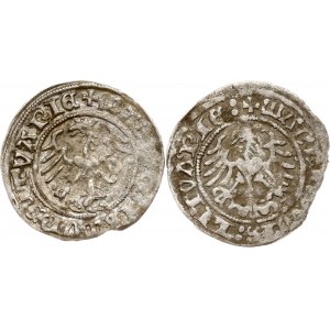 Lithuania Polgrosz 1512? Vilnius Lot of 2 pcs