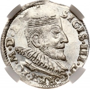 Lithuania Trojak 1592 Vilnius (R) NGC MS 63