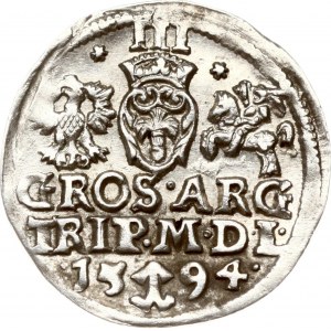 Lithuania Trojak 1594 Vilnius