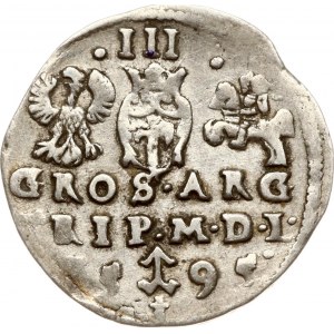 Lithuania Trojak 1595 Vilnius (R2)