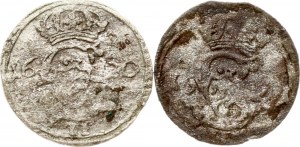 Litwa Dwudenar 1620-1621 Wilno Partia 2 monet