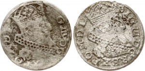 Litauen Grosz 1626 Vilnius Lot von 2 Münzen