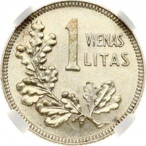 Lithuania 1 Litas 1925 NGC MS 61