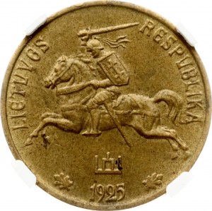 Litwa 10 Centu 1925 NGC MS 62