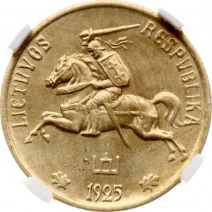 Lithuania 5 Centai 1925 NGC UNC DETAILS