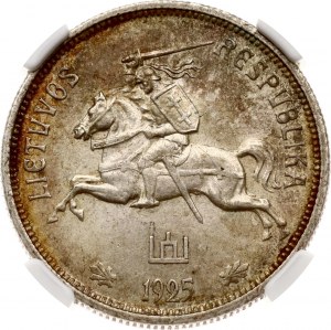 Lithuania 5 Litai 1925 NGC MS 61