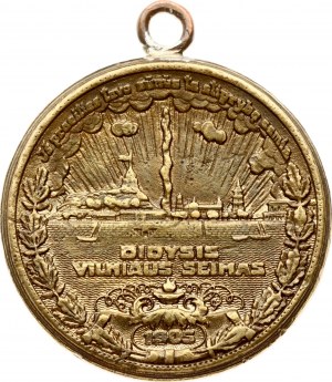 Lituania Medaglia commemorativa 1925 Grande Seimas di Vilnius del 1905