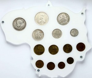 Litva 1 centas - 10 litov 1925-1938 Sada 14 mincí