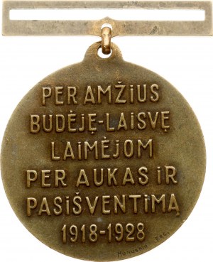 Médaille de l'indépendance de la Lituanie ND (1918-1928)