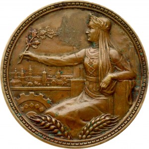 Medaila z Litovskej poľnohospodárskej a priemyselnej výstavy v Kaunase 1930