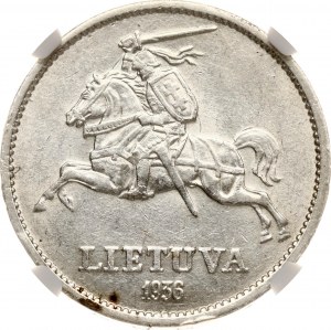 Lituania 10 Litu Vytautas NGC AU 58