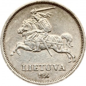 Lithuania 5 Litai 1936 Jonas Basanavicius