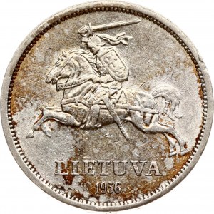 Lithuania 5 Litai 1936 Basanavicius