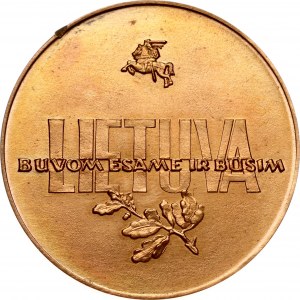 Lithuania Commemorative Medal 1991 of January 13 Award Specimen